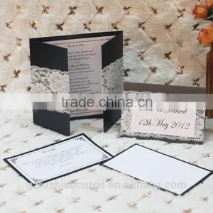 Kerala Christian Customized Lace Ribbons Greeting Card Guangzhou thumbnail-4