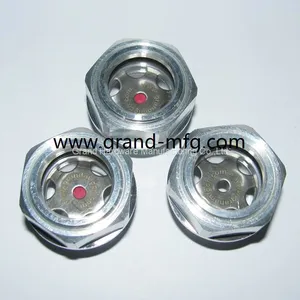 Liquid Radiator Cooling System Round Aluminum Sight Glass (BSP G Thread & Metric Thread) thumbnail-3