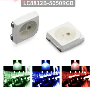 DC5V SK6812 LC8812B 4 Pins 5050 RGB SMD WS2812 IC Build-in LED Chip thumbnail-5