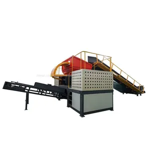 Industrial Waste Bottle Bag Strap Recycling Double Shaft Metal Plastic Shredder With ce thumbnail-1