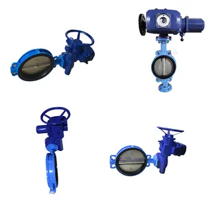 D971F-10Z D971F-16Z Electric Flange Control Butterfly Valve thumbnail-1
