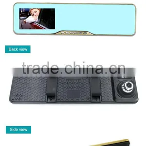 Car Rearview Mirror Universal Tachograph With 4.3 Inch HD LCD Display With One Way DVR thumbnail-2