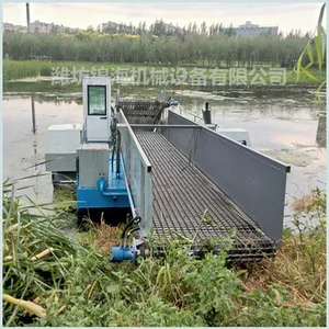 Pond Lake River Cattail Weed Grass Weeder Harvester Floating Cleaning Machine thumbnail-2