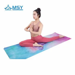 Slip Free Sweat Absorbs Easy Clean Yoga Towel Gym Mat Cover thumbnail-1