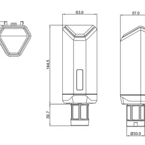 LoRaWAN IP66 Wireless Air Temperature & Humidity Sensor -40°C~+85°C, 10-Year Battery Life for Precision Agriculture thumbnail-4