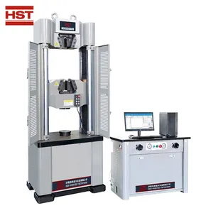 30T Computer Hydraulic Universal Testing Machine 300 Kn Hydraulic Auto Clamping Fixture HST WEW-300E thumbnail-1