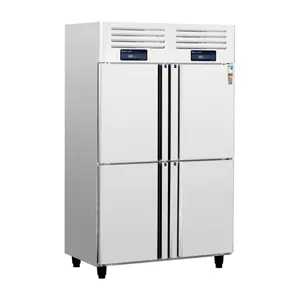 Commercial Refrigeration Equipm Air Cooling Refrigerated Chiller Freezer European Style Upright Four Door Chiller or Freezer thumbnail-1