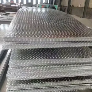 Widely Use Embossed Checkered Steel Coil Q235B A36 Ss400 S235jr Carbon Steel Sheet thumbnail-2