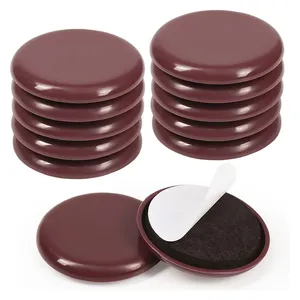 Sliders for Furniture on Hardwood Floors, 12 Pcs 2 Inch Self Adhesive Furniture Sliders Easy Moving On Carpet Or Hardwood Floor thumbnail-1