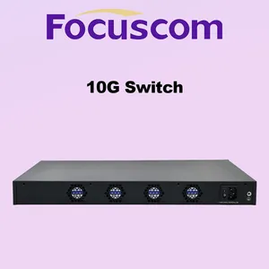 L3 Managed Ethernet Switch, 24-Port 10G SFP+ With 2-Port 100G QSFP28 Uplinks, High-Performance Aggregation Layer Network Switch Focuscom S5863-24H2QC thumbnail-4