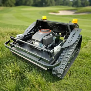Golf Courses Rough Grass Maintenance Vigorun VTLM800 Radio Controlled Caterpillar Lawn Cutter Machine for Sale thumbnail-1