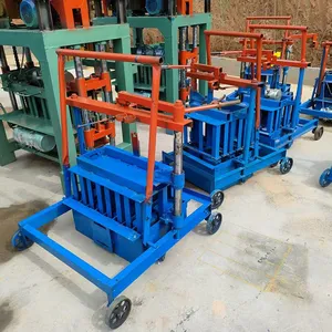 Direct Push Brick Machine Producing 400-200-200 Hollow Brick Small Mobile Multifunctional Cement Brick Machine thumbnail-3