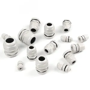 White Nylon Cable Glands for Outdoor Equipment IP68 Protection thumbnail-2
