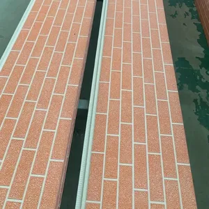 Waterproof Polyurethane Sandwich Panel Wall Panel Exterior Building Boards of Metal Siding thumbnail-2
