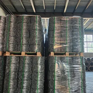 High Quality Arame Farpado 500 Metros Arame Farpado Barbed Wire Price Per Roll thumbnail-4