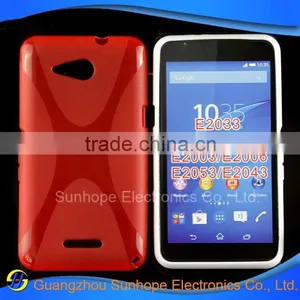 X Line Design Tpu Casing for Xperia E4g E2003 E2006 E2053 E2043 thumbnail-1