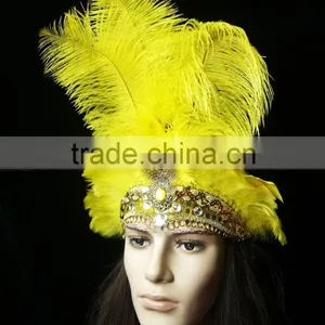 2016 Custom Party Headwear Feather Headdress and the Wholesale Headdress Colorful Mask and Party Mask thumbnail-3