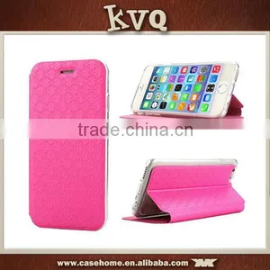 New Arrival Fashion Little Flower Pattern Leather Flip Case Cover for Iphone6/iphone6plus thumbnail-2