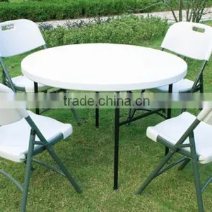 Blow Molding White Folding Plastic Banquet Table PT-03 thumbnail-3