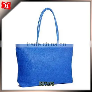 Jute Beach Bag 2014 Large Jute Shopping Tote Bag thumbnail-1