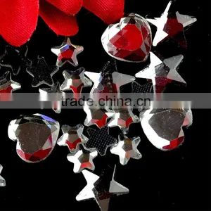 Flat Back Glass Stones Hot-fix Technics, Heart-shaped Glass Stone Beads China thumbnail-1