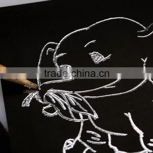Silver Engraving Art Foil thumbnail-3