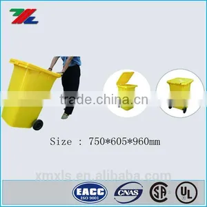 Outdoor Wheelie Industrial Plastic Dustbin ;Wheelie Outdoor Trash Cans thumbnail-1