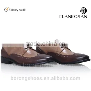 Leather Mens Brogue Shoes From Guangzhou China OEM Manufacture Dress Shoe thumbnail-1