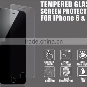 China Manufacture 9H 2.5D Mobile Phone FULL SIZE Tempered Glass for Iphone 6 thumbnail-1