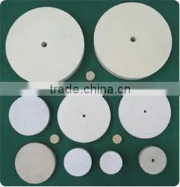 Wool Felt Polishing Wheels / Edge Felt Wheels/Felt Buffing Wheels thumbnail-1