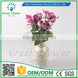 2016 Wholesale PU Latex Artificial Flowers Rose Real Touch Bouquet Weddings Bridal Decorations thumbnail-5