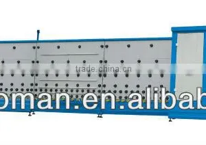 Stainless Steel Frame Double Glass Making Machine, Auto Aluminum Trough Insulating Glass Flat-pressing Production Line thumbnail-1