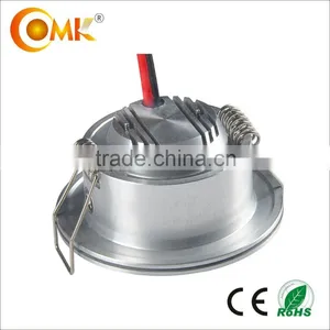 1w 3w Cree Pure Aluminum Anti-glare Round Wireless Led Under Cabinet Lighting thumbnail-2