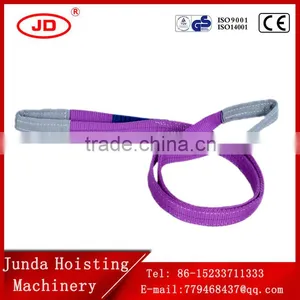 50mm 2000KG Polyester Flat Webbing Sling/Lifting Sling Belt for Steel Pipe thumbnail-4
