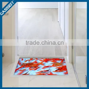 2015 High Quality Self Adhesive Removable Home Printing 3d Floor Tile Stickers thumbnail-4