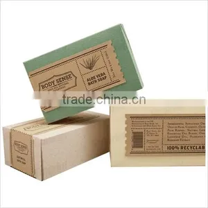 Custom Printed Retail Brown Craft Paper Soap Packaging Box thumbnail-5