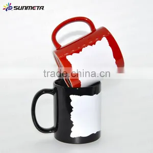 Sunmeta Logo Customerized Dye Sublimation Mugs Wholesale Irregular Edge Patch Colorful Mug SKB07 Quality Choice thumbnail-5