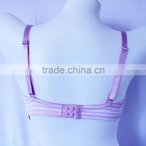 Huoyuan Factory Stripe Printed Bra Lovely Ladies New Model Bra thumbnail-5