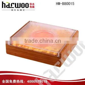 Color Wooden Pen Box With Acrylic Lid thumbnail-3