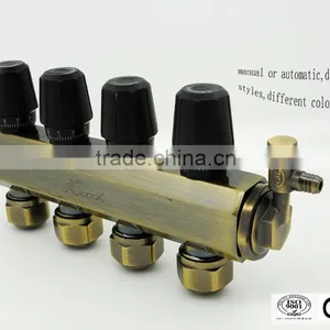 2 Ways Valve Manifold Brass Underfloor Heating Manifolds Digital Manifold thumbnail-6