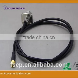RG58 Cable Assembly With SMA Male Crimp to N Female Crimp 25.4mmSQ Flange Connetcors thumbnail-5