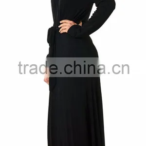 Wholesale Warm Soft Breathable Women's Slinky Jersey Bathrobe thumbnail-3