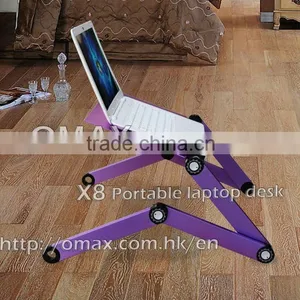 Portable Folding Breakfast Stand Adjustable Laptop Desk thumbnail-1