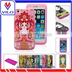 Silicone Case for Iphone With Print Texture thumbnail-1