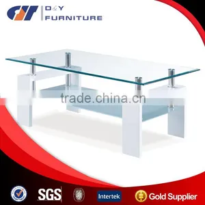 Hot Selling Living Room Furniture Tempered Glass Coffee Table thumbnail-1