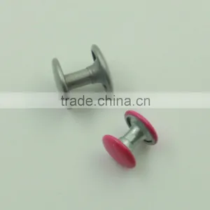 Wholesale Nickel Free Colorful Decoration Double Head Rivet for Garments Shoes Bags thumbnail-3