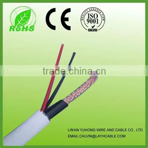 Hot Sell Coaxial Cable Rg6 With Power Cable for Cctv Camera thumbnail-1