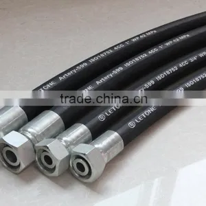Top Quality 4SH 4SP R13 R12 Hydraulic Flexible Rubber Hose thumbnail-1