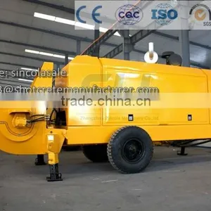 High Quality Small Trailer Mounted Concrete Pump Supplier. thumbnail-1