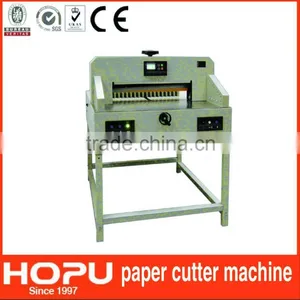 Computerized Hydraulic Worm Gear Driving Industrial Guillotine Paper Cutting Machine thumbnail-1
